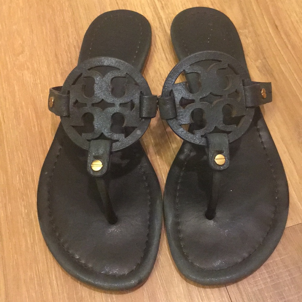 Navy Miller Sandals 8.5